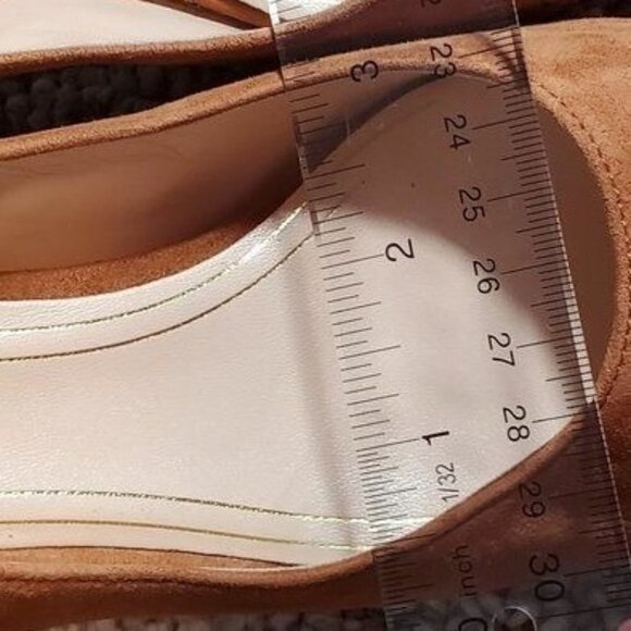 Cole Haan Womens Low block Heel Pumps Suede Size US 7B - Picture 5 of 15